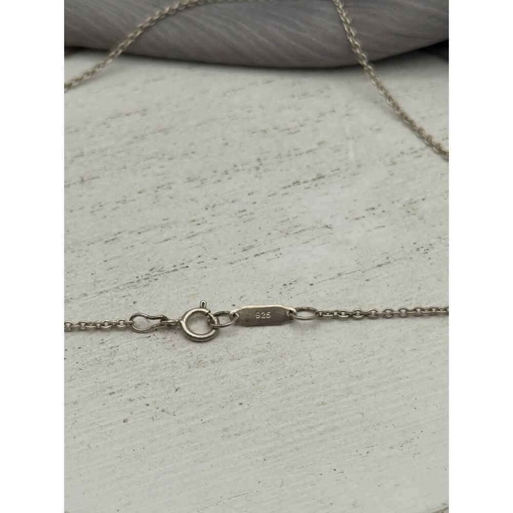 TIFFANY & CO. Sterling Silver Elsa Peretti Starfish Necklace 2.72 G / 18 In - Picture 8 of 10